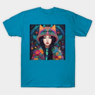 Beautiful mysterious girl T-Shirt